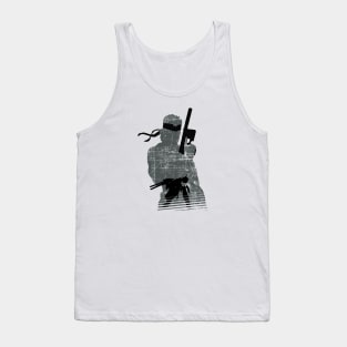 Solid Snake silhouette Tank Top